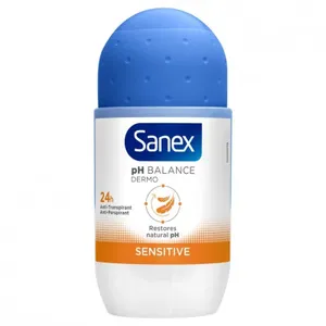 Sanex Dermo Sensitive Vrouwen Rollerdeodorant 50 ml 1 stuk(s)