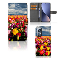 Xiaomi 12 | 12X Hoesje Tulpen - thumbnail