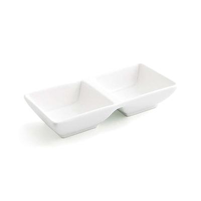 Snackdienblad Quid Select Wit Keramisch 15 x 7 cm (12 Stuks) (Pack 12x)