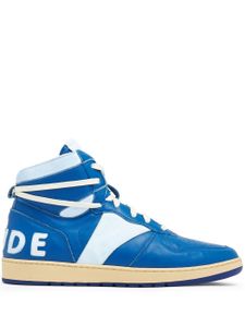 RHUDE baskets montantes Rhecess en cuir - Bleu