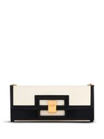 Balmain pochette Heritage à design bicolore - Blanc