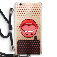 Yolo Denise: Huawei Ascend P8 Lite (2017) Transparant Hoesje met koord