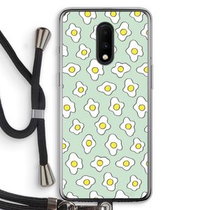 Spiegeleitjes: OnePlus 7 Transparant Hoesje met koord