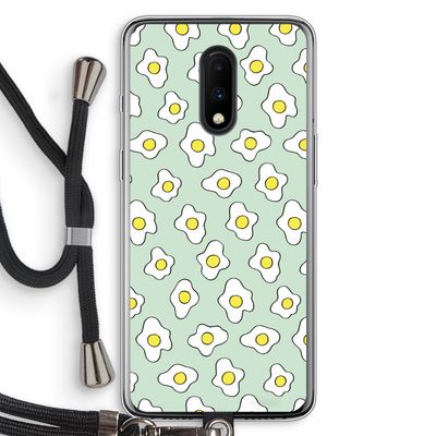 Spiegeleitjes: OnePlus 7 Transparant Hoesje met koord