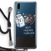 Best Friend Forever: Huawei P20 Transparant Hoesje met koord