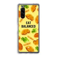 Eat Balanced: Sony Xperia 5 Transparant Hoesje