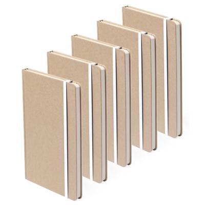 Notitieblok - Set van 5x stuks - luxe - met elastiek - notitieboekje - A5 formaat - 100 bladzijdes Notitieblok - Set van 5x stuks - luxe - met elastiek - notitieboekje - A5 formaat - 100 bladzijdes