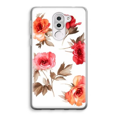 Roosjes: Honor 6X Transparant Hoesje