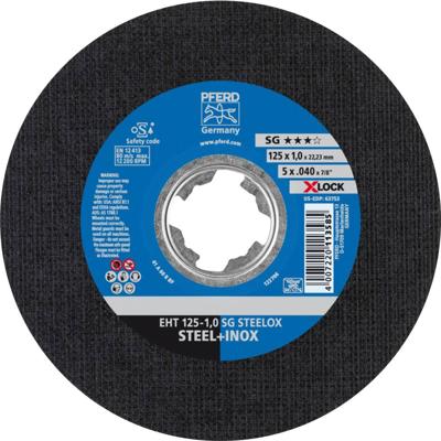 PFERD TOOLS SG STEELOX 61341113 Doorslijpschijf recht 125 mm 25 stuk(s) RVS, Staal
