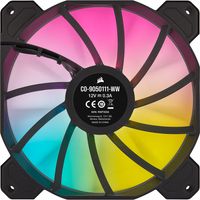 Corsair SP140 RGB ELITE Computer behuizing Ventilator 14 cm Zwart 1 stuk(s) - thumbnail