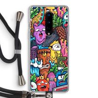 Vexx Mixtape: OnePlus 8 Transparant Hoesje met koord