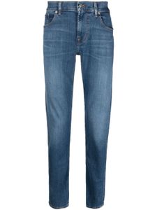 7 For All Mankind jean slim à taille basse - Bleu