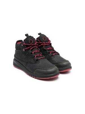 Geox Kids bottines Aeranter à lacets - Noir
