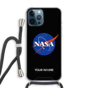 NASA: iPhone 12 Pro Transparant Hoesje met koord