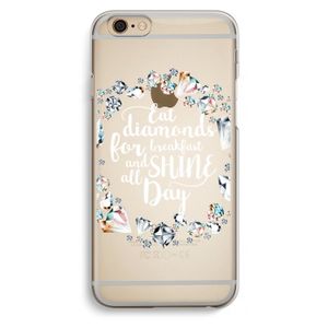 Diamonds: iPhone 6 / 6S Transparant Hoesje