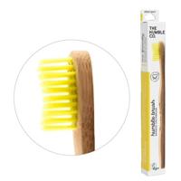 Tandenborstel bamboe adult geel brush soft 1 Stuks