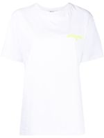 MSGM t-shirt à logo imprimé - Blanc