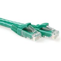 ACT Groene 5 meter U/UTP CAT6 patchkabel snagless met RJ45 connectoren