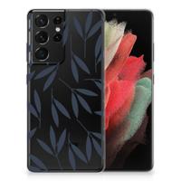 Samsung Galaxy S21 Ultra | TPU Case | Leaves Blue
