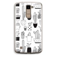Cactusmotief: LG K10 (2016) Transparant Hoesje Cactusmotief: LG K10 (2016) Transparant Hoesje