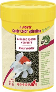 Sera Goldy Color Spirulina 100ml - Natuurlijk Voer voor Levendige Goudvissen (39g)