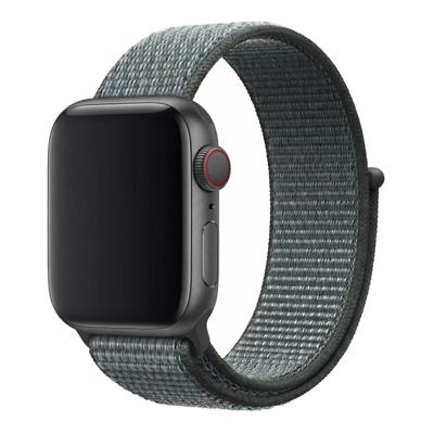 Apple Watch SE 3 Bandje Osvo - Geweven - Nylon - Storm Grijs - Apple Watch SE 3 Bandje Osvo - Geweven - Nylon - Storm Grijs -