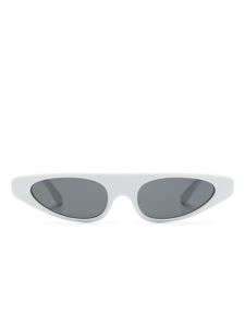 Dolce & Gabbana Eyewear lunettes de soleil ovales Re-Edition DNA - Blanc