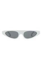 Dolce & Gabbana Eyewear lunettes de soleil ovales Re-Edition DNA - Blanc