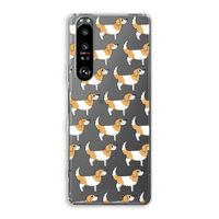 Doggy: Sony Xperia 1 III Transparant Hoesje