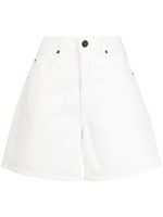 SLVRLAKE short en jean à taille haute - Blanc