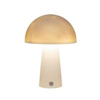 Anna's Collection Led tafellamp rond wit 15x15x21cm