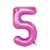 2 stuks 40 inch aluminium folie nummer ballonnen verjaardag bruiloft verlovingsfeest decor Kids bal Supplies (5-Rose rood) 2 stuks 40 inch aluminium folie nummer ballonnen verjaardag bruiloft verlovingsfeest decor Kids bal Supplies (5-Rose rood)