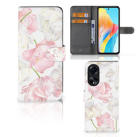 OPPO A98 5G Hoesje Lovely Flowers - thumbnail