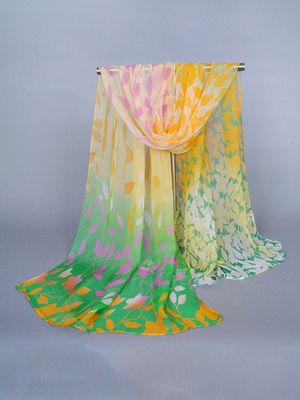 Kleurrijk Bloemen Sjaal Kleurrijk Bloemen Sjaal