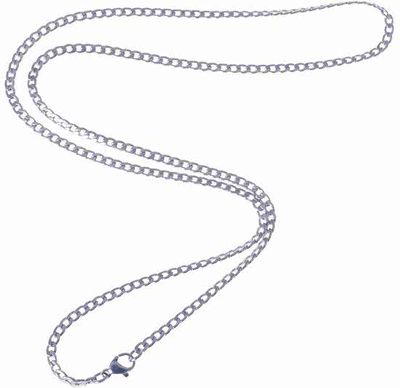 LGT Jewels Cubaanse koord ketting Zilver 3mm