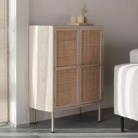 ZILT Opbergkast 'Meja' Rattan, 100 x 80cm