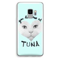 You had me at tuna: Samsung Galaxy S9 Transparant Hoesje - thumbnail