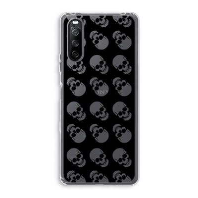 Musketon Skulls: Sony Xperia 10 III Transparant Hoesje