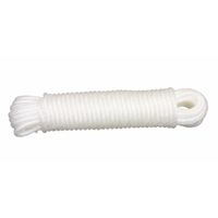 AMIG paracord touw - 20 meter - D5mm - 110kg - PE/PVC - wit - thumbnail