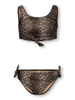 Kids ONLY zomer bikini meisjes - taupe - Kogbeach Kids ONLY zomer bikini meisjes - taupe - Kogbeach