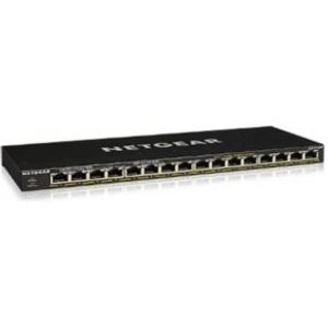 Netgear GS316P Unmanaged Gigabit Ethernet (10/100/1000) Zwart Power over Ethernet (PoE)