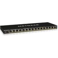 Netgear GS316P Unmanaged Gigabit Ethernet (10/100/1000) Zwart Power over Ethernet (PoE) - thumbnail