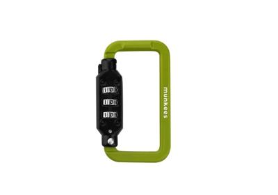 Munkees Combination Lock Square Carabine Black/Green