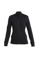 Icebreaker Merino 260 Quantum LS Zip Vest Dames Black L