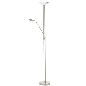 Eglo Staande lamp met leeslampBaya mat chroom - 93874