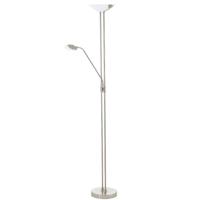 Eglo Staande lamp met leeslampBaya mat chroom - 93874
