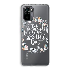 Diamonds: Xiaomi Redmi Note 10 Pro Transparant Hoesje