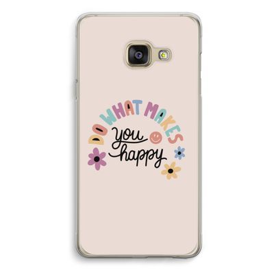 Happy days: Samsung A3 (2017) Transparant Hoesje
