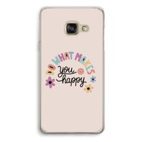 Happy days: Samsung A3 (2017) Transparant Hoesje