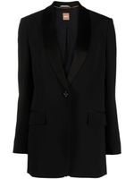 BOSS blazer à col châle - Noir